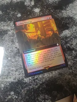 MTG Fallout - Stolen Strategy - Foil Extended Art Rare R 0467 - Image 3
