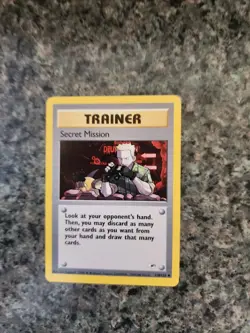 Secret Mission - 118/132 - Uncommon - Unlimited Edition NM/VLP Pokemon Gym p31 - Image 1