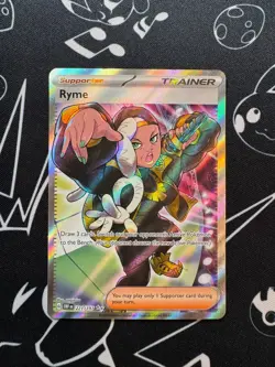 Ryme 221/197 Pokemon TCG S&V Obsidian Flames Ultra Rare Holo Trainer English - Image 1