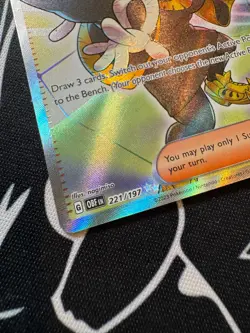 Ryme 221/197 Pokemon TCG S&V Obsidian Flames Ultra Rare Holo Trainer English - Image 2