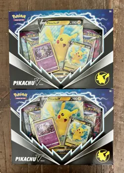 Pokemon Pikachu V Box Factory Sealed - Lot Of 2 | FREE SHIPPING - Image 1