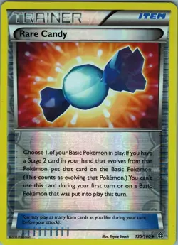 Rare Candy 135/160 Uncommon - Pokemon TCG XY: Primal Clash - Reverse Holo (NM) - Image 1