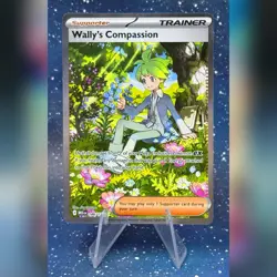 Wally's Compassion SPECIAL ILLUSTRATION RARE 186/132 Mega Evolution Pokemon TCG - Image 1