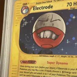 2003 POKEMON AQUAPOLIS #H7 ELECTRODE-HOLO PSA 7 - Image 2