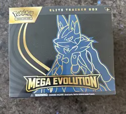 Pokemon TCG Mega Evolutions Lucario Elite Trainer Box ETB - SEALED - Image 1