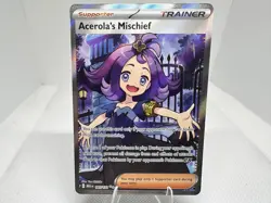 Acerola's Mischief 165/132 Pokemon Mega Evolution Full Art NM - Image 1