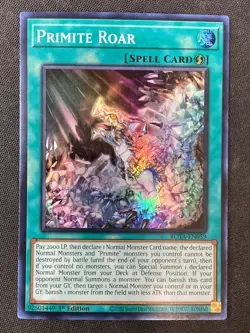 Yu-Gi-Oh TCG #ROTA-EN059 Primite Roar 1st Edition Super Rare LP - Image 1