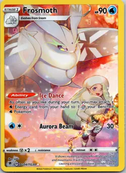 Pokemon TCG Frosmoth Astral Radiance Holo Ultra Rare Full Art Card TG04/TG30 NM - Image 1