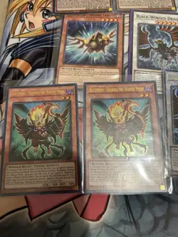 Blackwing Winged Beast Deck Yugioh, Full Armor Master Black-Winged 17 Card Lot - Image 4