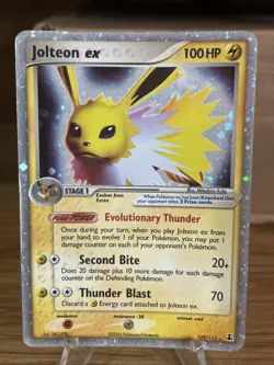 Jolteon Ex Holo 109/113 Ex Delta Species - Pokemon Card TCG - Image 1