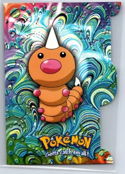 Weedle - Die Cut - Pokemon TOPPS EV01 of 12 Trading Card NM - Image 1