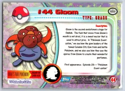 Gloom - Foil - Pokemon TOPPS #44 TV Animation Edition Card NM - Image 2