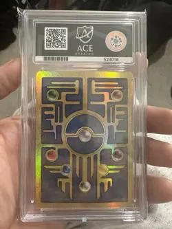 Pokemon Ancient Mew 2000 Holo Card Cosmos Movie Promo ACE 9 MINT - Image 3