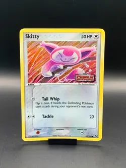 REVERSE HOLO Skitty/108 STAMPED EX Power Keepers Pokemon Card Tomokazu Komiya - Image 1