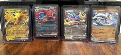 Pokemon TCG 4 Card Lot Reshiram EX Hydreigon Ex And More - Image 1