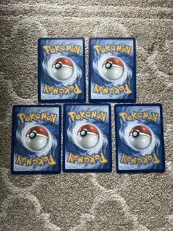 (5) Victini SVP208 Jumbo Pokemon Card Black Star Promo - SET OF 5 JUMBO CARDS - Image 2
