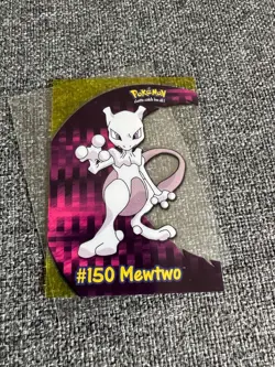 Pokemon PC5 #150 Mewtwo Topps Trading Card Series 2 Clear Plastic Transparent - Image 1