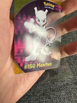 Pokemon PC5 #150 Mewtwo Topps Trading Card Series 2 Clear Plastic Transparent - Image 3