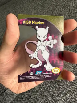 Pokemon PC5 #150 Mewtwo Topps Trading Card Series 2 Clear Plastic Transparent - Image 4