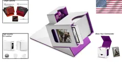 Commander Card Holder Box - Fits 100 Cards with Dice Tray & UV Protection - Image 2