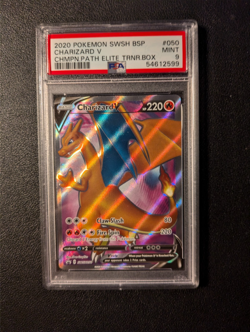 Charizard Promo #SWSH050 Champion’s Path PSA 9 Mint Pokemon Card - Image 1