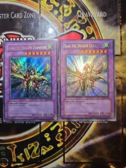 Gaia The Dragon Champion Secret - LOB-125 Yugioh Card Lp - Image 1