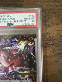 Charlotte Katakuri SEC PSA10 Championship 2024 Prize Card OP03-123 - Image 3