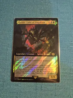 MTG LOTR Shelob Child of Ungoliant EXTENDED 💥SURGE FOIL💥 #785 Lord Rings Magic - Image 1