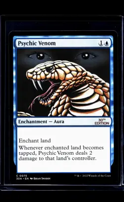 2022 MTG Magic the Gathering 30A 30th Anniversary Edition #75 Psychic Venom - Image 1