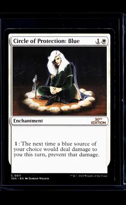 MTG Magic the Gathering 30th Anniversary Edition Circle of Protection Blue LP - Image 1