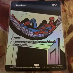 Magic The Gathering MTG Spider-man foil REPRIEVE M 0005 - Image 1