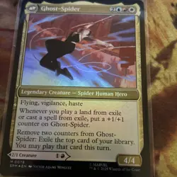 Ghost-Spider Gwen Stacy Foil 0014 Marvel Spider-Man MTG Legendary Creature FOIL - Image 2