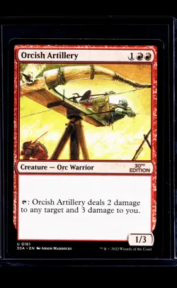 2022 MTG Magic the Gathering 30A 30th Anniversary Edition #161 Orcish Artillery - Image 1