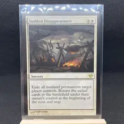 MTG Sudden Disappearance GREAT Condition Dark Ascension 23/158 Regular Rare - Image 1