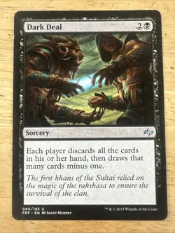 Dark Deal Fate Reforged Magic The Gathering MTG Card - Image 1