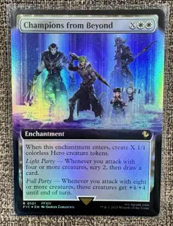 MTG Champions from Beyond (Extended Art Foil) Commander: Final Fantasy 101 NM/MT - Image 1