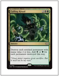 1x Culling Ritual, Duskmourn Commander, Magic the Gathering MTG NM - Image 1