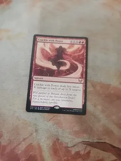 Crackle With Power Strixhaven School Of Mages MTG NM - Image 1