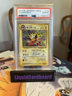Pokemon Jolteon Jungle Japanese Holo Rare #135 PSA 10 Gem Mint - Image 1