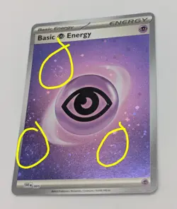 Basic Holo Psychic Energy 005 - Pokemon 151 - 3 Distinct Rare Cosmo Swirls NM - Image 2