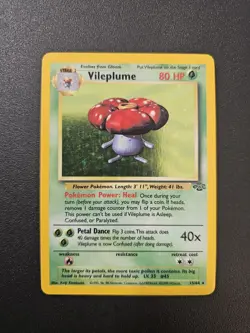 Vileplume 15/64 Jungle Holo Pokemon MP - Image 1