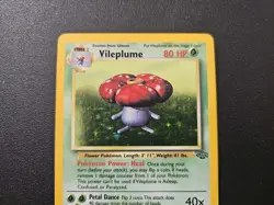 Vileplume 15/64 Jungle Holo Pokemon MP - Image 3