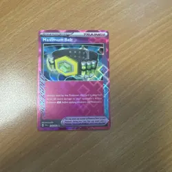 Maximum Belt 154/162 Pokemon TCG S&V Temporal Forces Ace Spec - Image 1