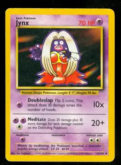 Pokemon JYNX 31/102 - Base Set - - Lightly played - Image 1