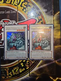 Yugioh Cosmic Fortress Gol’Gar CRMS-EN044 Ultra Rare 1st Ed LP - Image 1