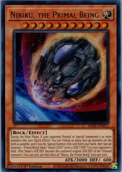 Yugioh 25th Rarity Collection #RA01-EN015 Nibiru, the Primal Being (UR) NM - Image 1