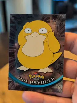 Psyduck #54 - Holo Foil - Blue Logo - 1999 Topps Pokemon Card - Image 1