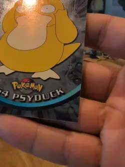 Psyduck #54 - Holo Foil - Blue Logo - 1999 Topps Pokemon Card - Image 4