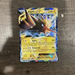 Zapdos EX - 48/135 - Pokemon Plasma Storm Black & White Ultra Rare Card NM - Image 1