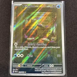 Wimpod NM IR 191/182 SV04: Paradox Rift Pokemon TCG Holo Card - Image 1